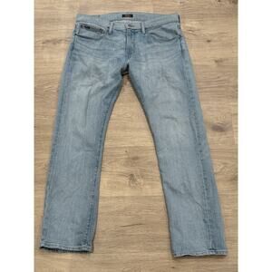 Polo Ralph Lauren Jeans Mens 32x30 Blue Denim Varick Slim Straight